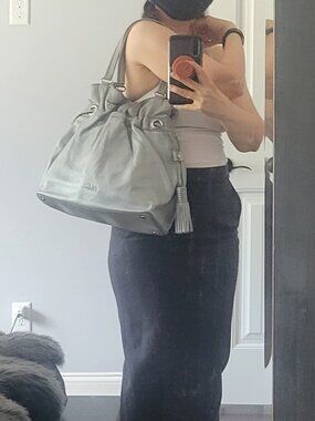Cole Haan Silver Leather Handbag